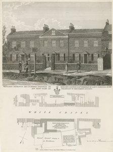 Whitechapel Almshouses af English School
