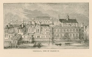 Whitehall fra Themsen af English School