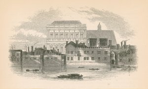 Whitehall fra Themsen af English School