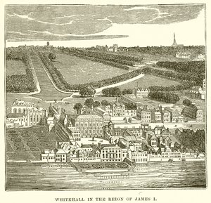 Whitehall in the Reign of James I af English School