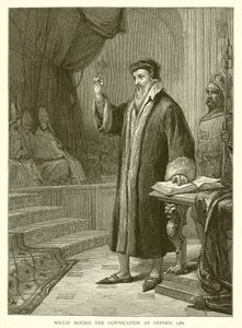 Wiclif før konvokationen i Oxford, 1382 af English School