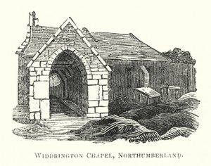 Widdrington Chapel, Northumberland (gravering) af English School