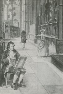 William Blake lernt, Bilder zu zeichnen von English School