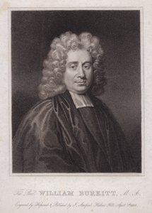 William Burkitt, engelsk præst og forfatter (gravering) af English School