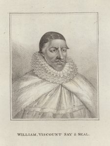 William Fiennes 1. Viscount Saye og Sele af English School