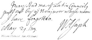 William Fleetwood, (Bish: of St Asaph) af English School
