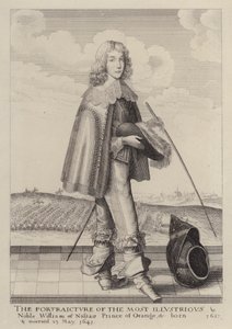 Vilhelm II af Orange-Nassau, Prins af Orange (radering) af English School