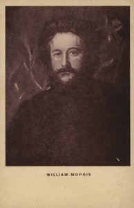 William Morris (1834-1896), engelsk tekstildesigner, kunstner og forfatter (litografi) af English School