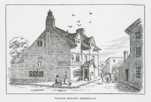 William Roscoes fødested (litografi) af English School