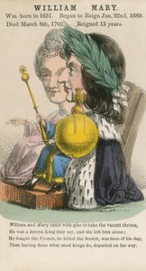 William og Mary (akvatint) af English School
