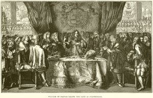 Vilhelm af Orange aflægger Ed som Stadtholder af English School