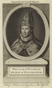 William af Wickham, biskop af Winchester af English School