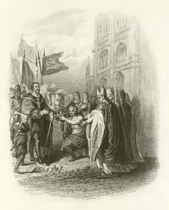 Wilhelm der Eroberer erhält die Krone von English School