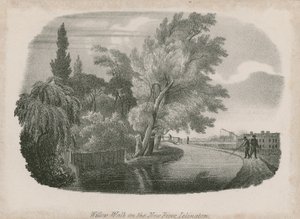 Willow Walk på New River, Islington, London af English School