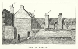 Winchester College: Back of Wickham