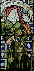 Window He forestiller Ezekiel af English School