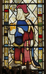 Window Ew forestillende St Joseph Arimathea af English School