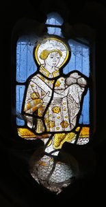 Window Ew forestillende St Stephen af English School