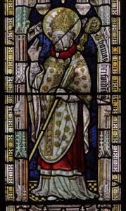 Window Ew forestillende St Thomas of Hereford af English School