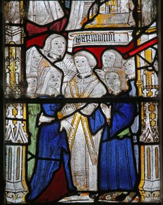 Window Ew, der viser de syv sakramenter: ægteskab af English School