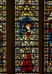 Window Ww forestillende St John af English School