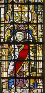 Window Ww, der viser en fragmentarisk figur af English School