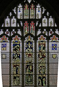Window Ww skildrer fragmenter og paneler samlet af Eric Milner-White 1955-57 af English School