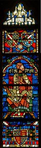 Vindue, der viser en genealogisk figur: Escrom af English School