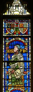 Vindue med en genealogisk figur: Joseph af English School
