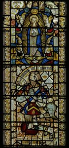 Vindue, der viser antagelsen af English School