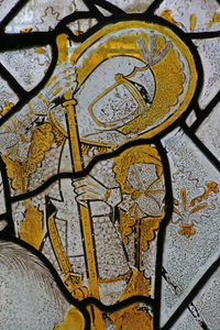 Vindue n3, der forestiller St. George af English School