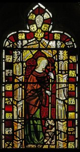 Vindue n3 forestillende St. Margaret af English School