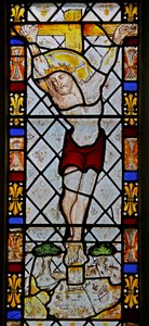 Vindue n3, der viser korsfæstelsen af English School