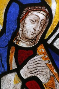 Fenster n4 mit Darstellung der Jungfrau Maria