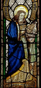 Vindue s5, der viser evangelisten: St. Mark af English School