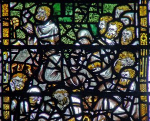 Vindue w3, der viser lidelsen i haven af English School