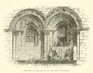 Vinduer i Den Hellige Gravs Kirke af English School