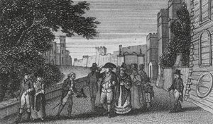 Windsor Castle (engraving) af English School