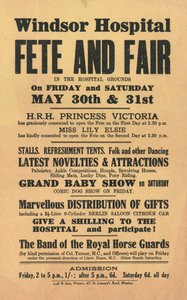 Windsor Hospital, Fete and Fair (print) af English School