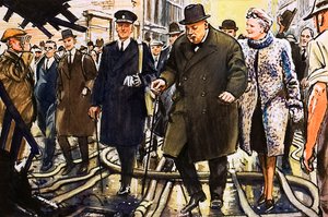 Winston Churchill af English School