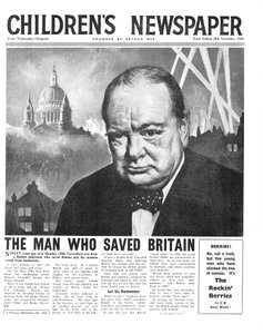 Winston Churchill: The Man who Saved Britain, forside af 