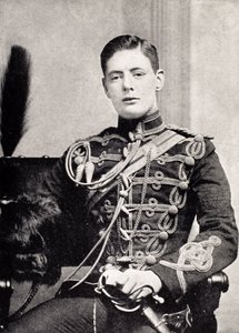 Winston Churchill som sekondløjtnant i 4th Queen