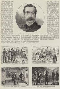 Med Sir Redvers Buller i Irland (gravering) af English School