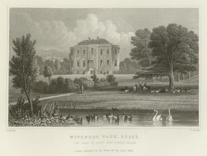 Wivenhoe Park, Essex, sædet for generalløjtnant States Rebow af English School
