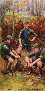 Wolf Cub Sixers, 1929 af English School