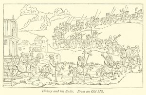 Wolsey and his Suite  af English School