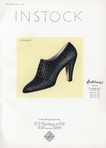 Reklame for damesko, 1930