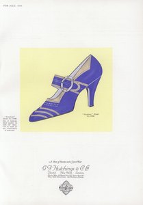 Reklame for damesko, 1930