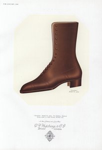Reklame for damesko, 1930