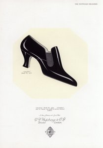 Reklame for damesko, 1930